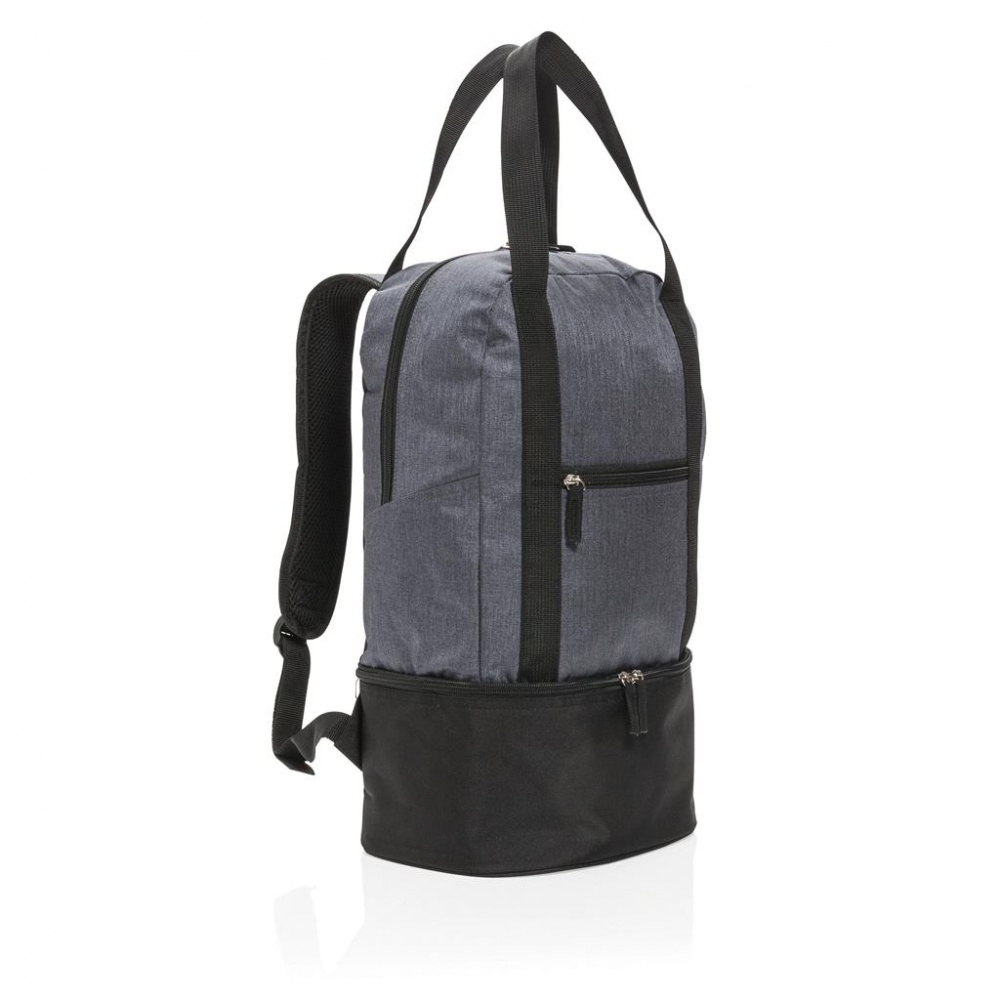 Лого трейд pекламные подарки фото: Термо рюкзак три в одном, серый