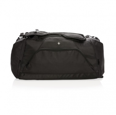 Лого трейд бизнес-подарки фото: Спортивная сумка-рюкзак Swiss peak RFID, чёрный
