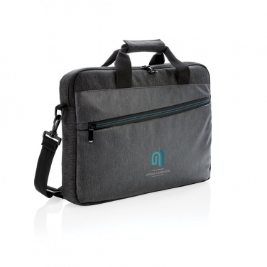 Лого трейд бизнес-подарки фото: Firmakingitus: 900D laptop bag PVC free, black