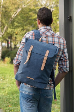 Логотрейд бизнес-подарки картинка: Рюкзак для ноутбука Canvas, синий