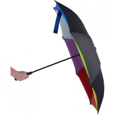 Логотрейд бизнес-подарки картинка: Двусторонний автоматический зонт AX, многоцветный