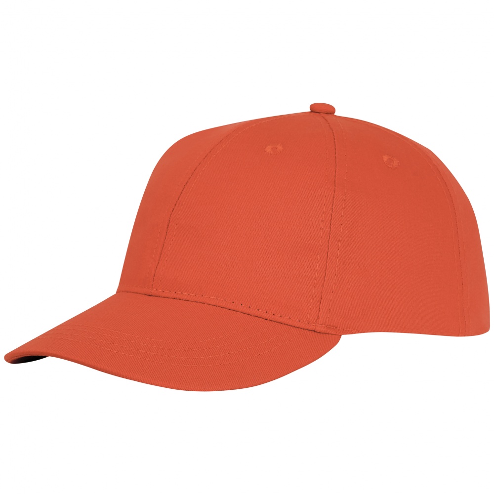 Лого трейд pекламные подарки фото: Шестипанельная кепка Ares, orange