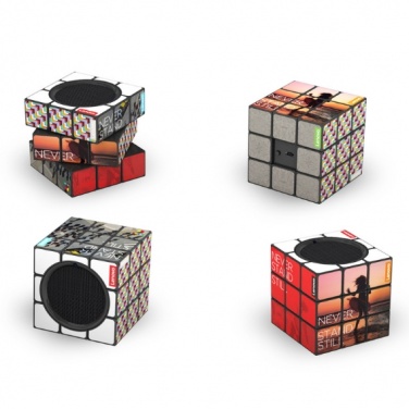 Лого трейд бизнес-подарки фото: Bluetooth колонки "Кубик Рубика"