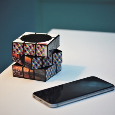 Логотрейд бизнес-подарки картинка: Bluetooth колонки "Кубик Рубика"