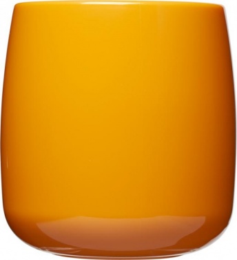 Лого трейд бизнес-подарки фото: Классическая пластмассовая кружка, 300 мл, оранжевая