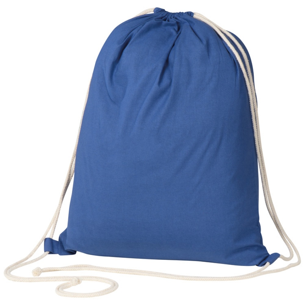 Лого трейд pекламные продукты фото: Сумка-мешок из хлопка ECO Tex, синий