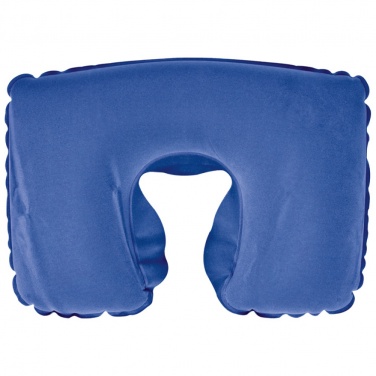 Лого трейд pекламные cувениры фото: Надувная дорожная подушка, синий