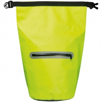 Логотрейд pекламные подарки картинка: Водонепроницаемая, светоотражающая сумка, жёлтый
