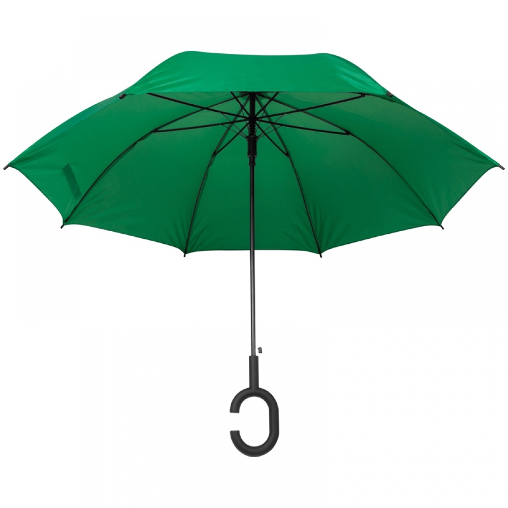 Логотрейд pекламные продукты картинка: Автоматический зонт, зеленый
