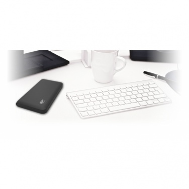 Лого трейд бизнес-подарки фото: Power Bank Silicon Power S150, черный/белый