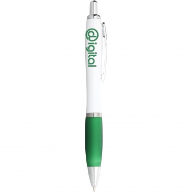 Логотрейд pекламные подарки картинка: Шариковая ручка Nash, зеленый