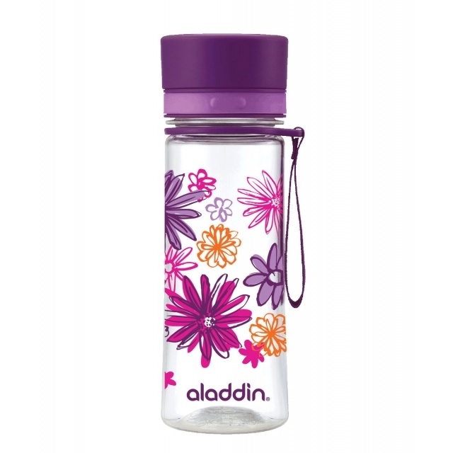 Логотрейд pекламные продукты картинка: Бутылка для воды Aveo 0,35 л, фиолетовая