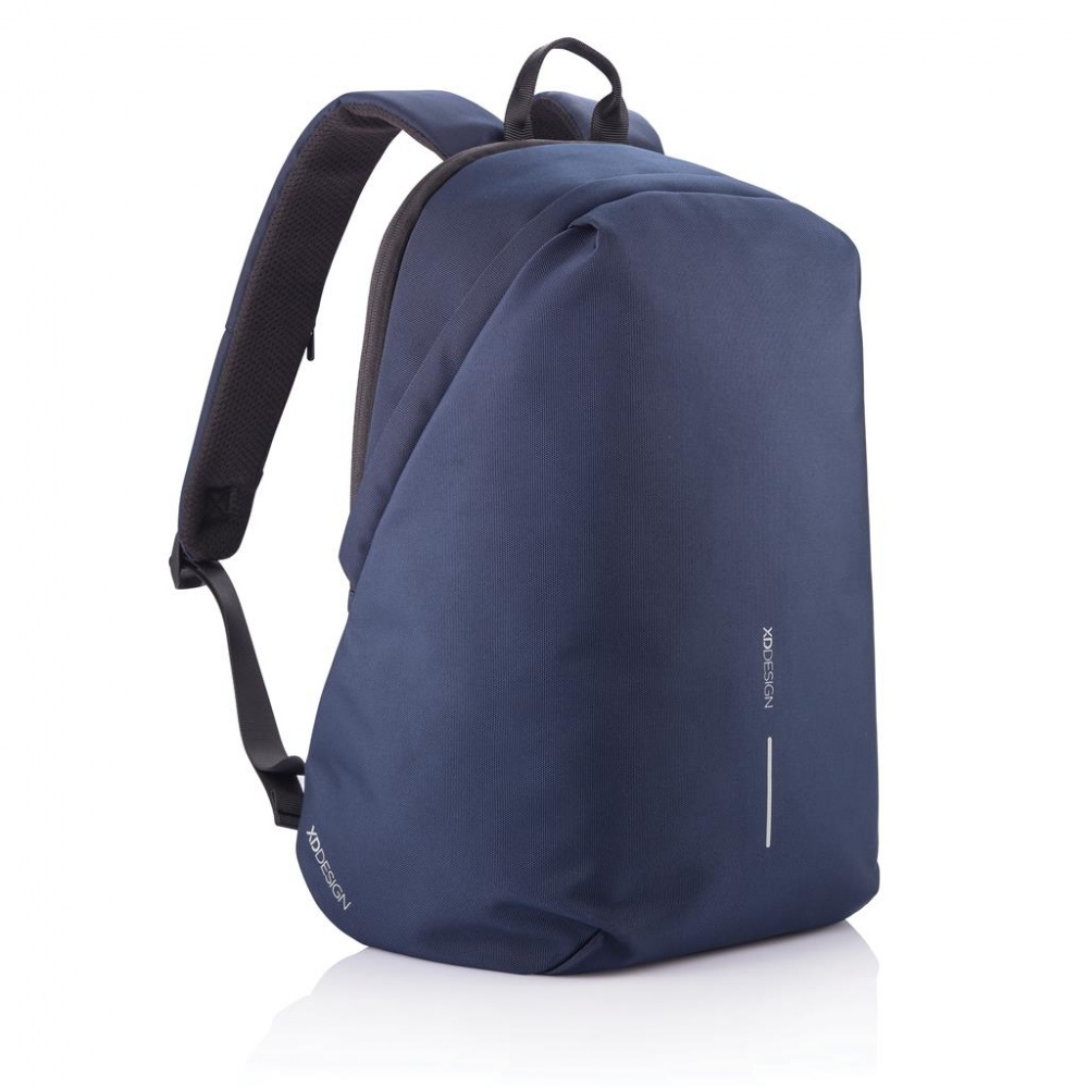 Логотрейд бизнес-подарки картинка: Антикражный рюкзак Bobby Soft, темно-синий