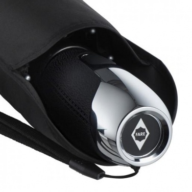 Логотрейд pекламные продукты картинка: Автоматический зонт AOC FARE®-Steel, чёрный