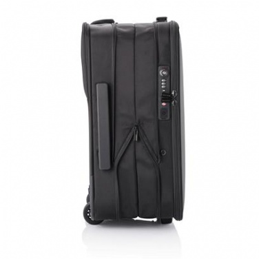 Лого трейд бизнес-подарки фото: Складной чемодан на колесах Flex, чёрный