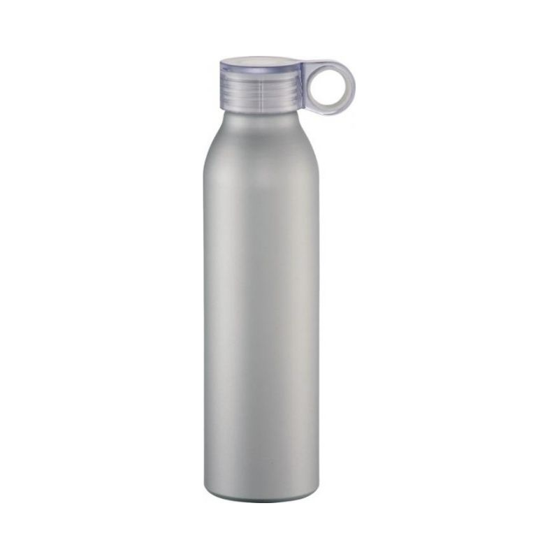 Логотрейд pекламные продукты картинка: Спортивная бутылка Grom, серебряный