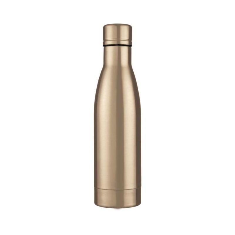 Логотрейд pекламные продукты картинка: Вакуумная бутылка Vasa c медной изоляцией, розовое золото