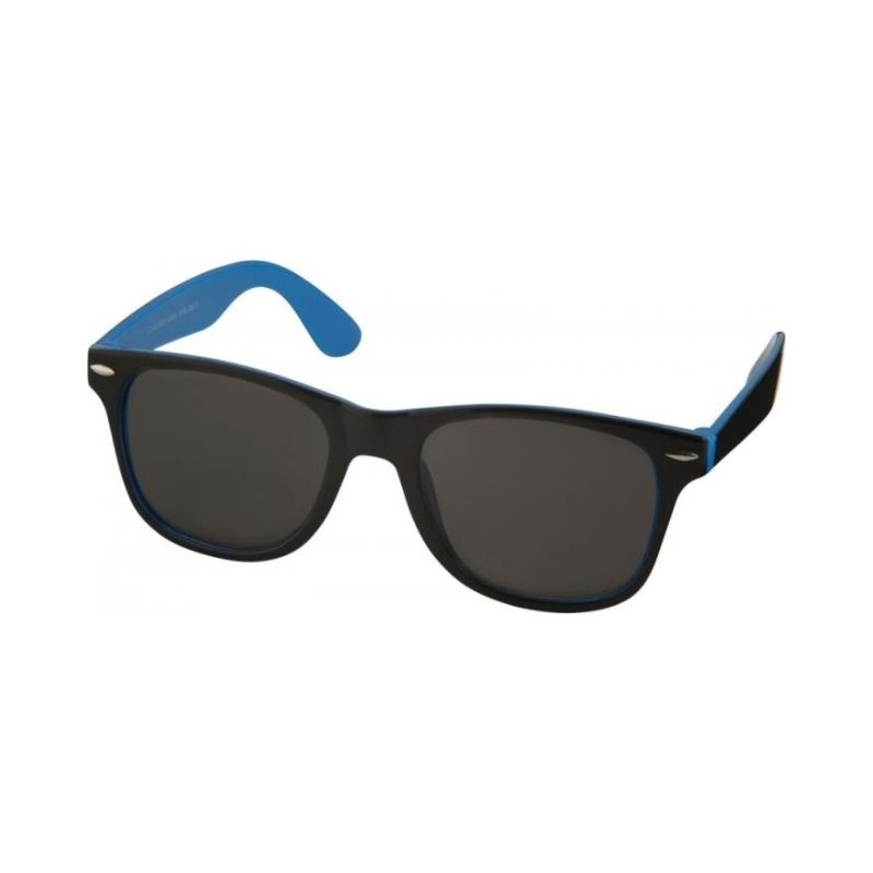 Лого трейд бизнес-подарки фото: Sun Ray темные очки, синий