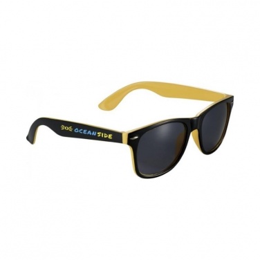 Логотрейд pекламные cувениры картинка: Sun Ray темные очки, жёлтый