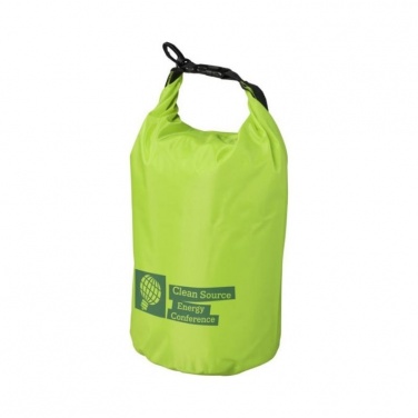 Лого трейд pекламные продукты фото: Походный 10-литровый водонепроницаемый мешок, лайм