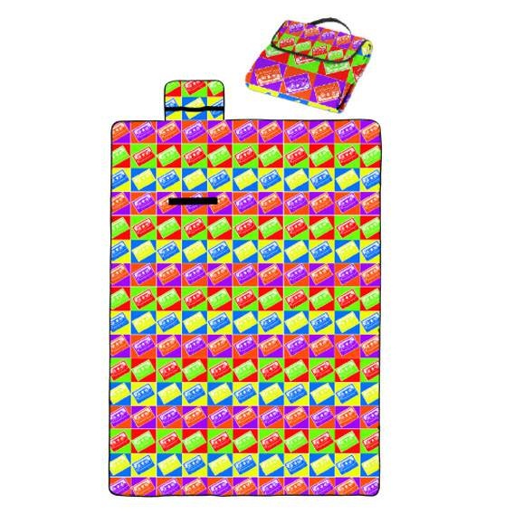 Лого трейд pекламные подарки фото: Одеяло для пикника с сублимационным принтом, разноцветное