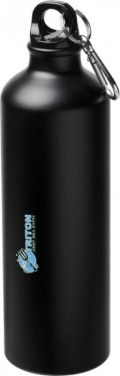 Лого трейд pекламные подарки фото: Матовая бутылка Pacific с карабином, черный