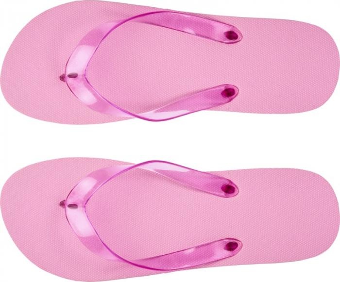 Лого трейд pекламные продукты фото: Пляжные тапочки Railay (L), светло-розовый