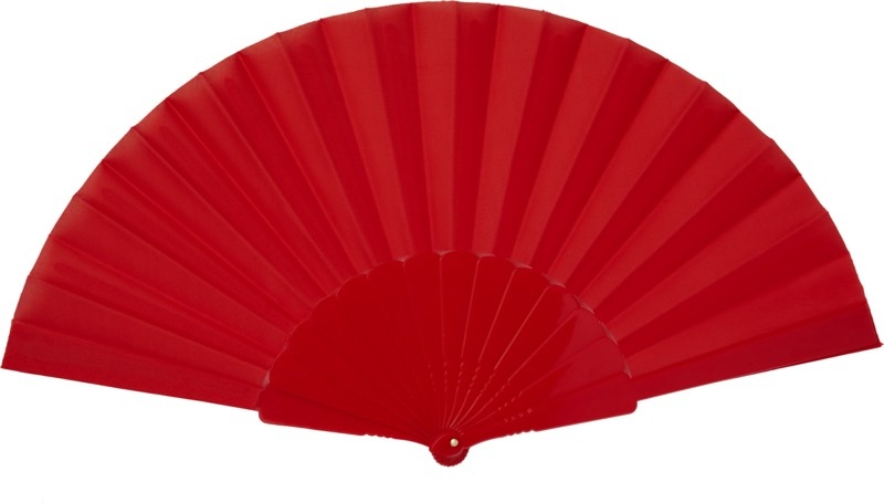 Логотрейд бизнес-подарки картинка: Складной ручной веер Maestral в бумажной коробке, красный