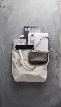 Логотрейд бизнес-подарки картинка: Хозяйственная сумка GOTS, белая