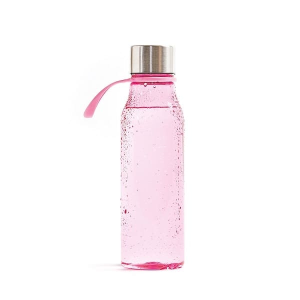 Логотрейд pекламные подарки картинка: Спортивная бутылка Lean, розовая