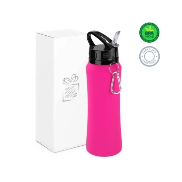 Лого трейд pекламные подарки фото: Бутылка для воды Colorissimo, 700 мл, розовый