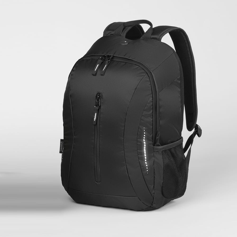 Лого трейд pекламные подарки фото: Трекинговый рюкзак FLASH M, белый / чёрный