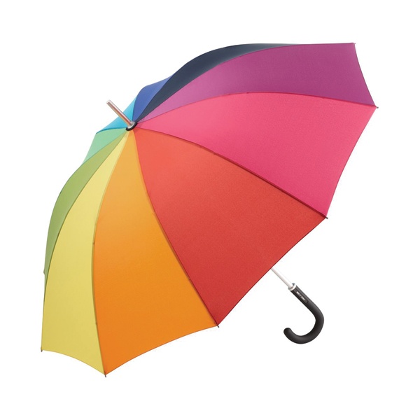 Лого трейд pекламные подарки фото: ##Vikerkaarevärvides ALU light10 tuulekindel vihmavari