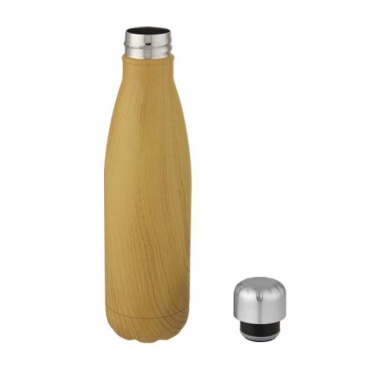 Логотрейд pекламные продукты картинка: Бутылка Cove из нержавеющей стали, 500 мл, светло-коричневая