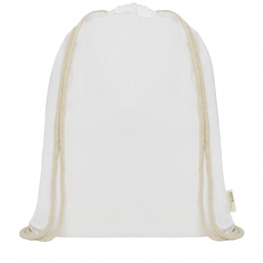 Логотрейд бизнес-подарки картинка: Orissa 100 g/m² organic cotton drawstring bag 5L