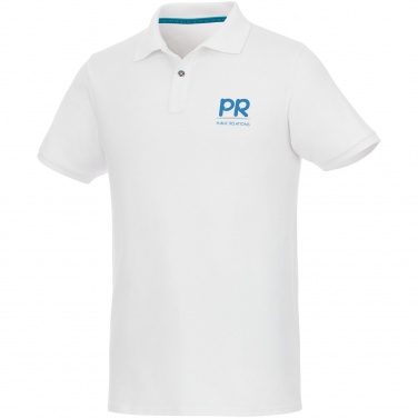 Лого трейд pекламные подарки фото: Beryl short sleeve men's organic recycled polo