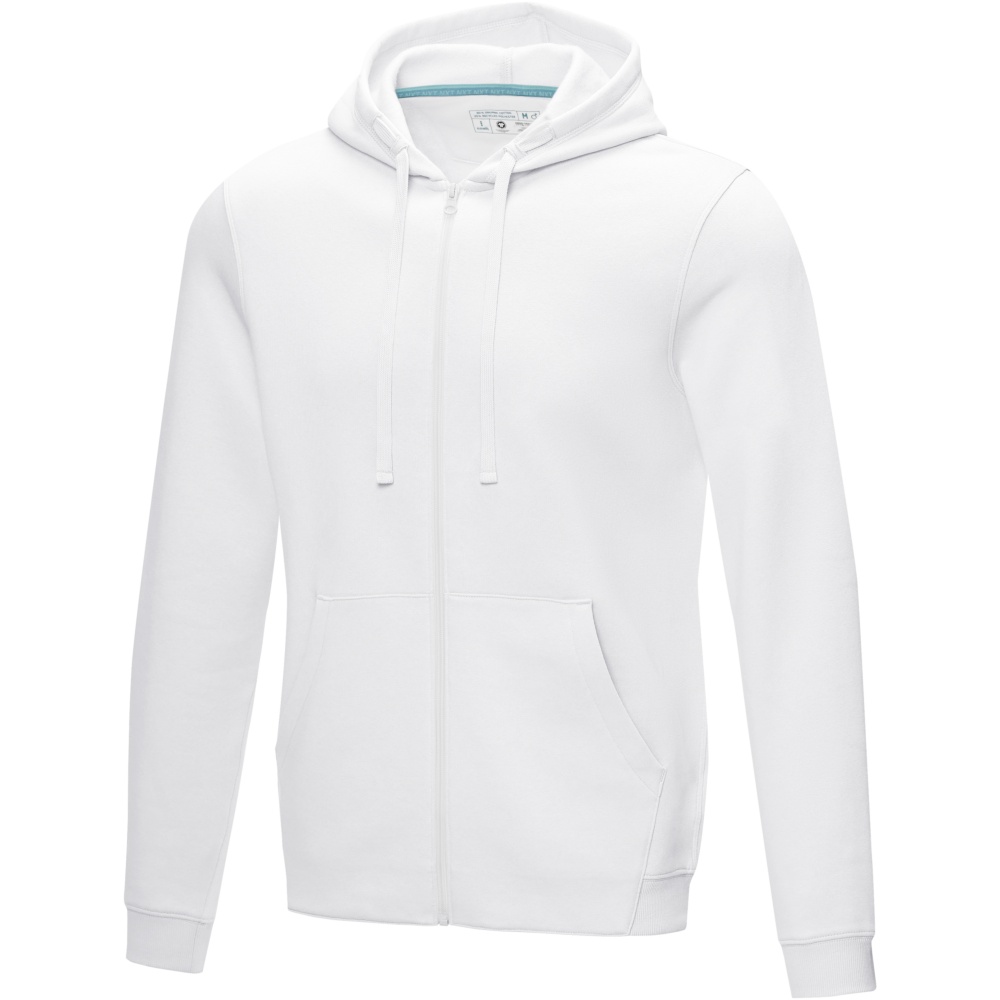 Логотрейд бизнес-подарки картинка: Ruby men’s organic recycled full zip hoodie