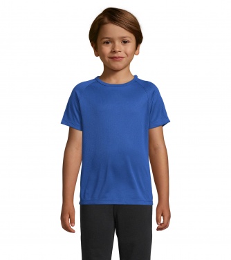 Логотрейд pекламные продукты картинка: SPORTY KIDS T-SHIRT 140g