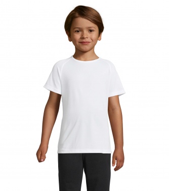 Лого трейд pекламные cувениры фото: SPORTY KIDS T-SHIRT 140g