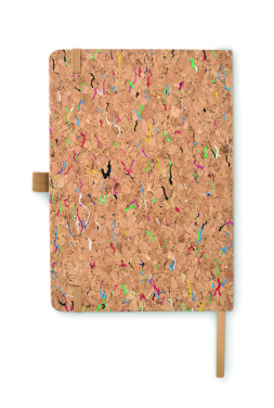 Лого трейд pекламные подарки фото: A5 cork coloured notebook