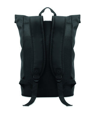 Лого трейд pекламные cувениры фото: Laptop 15" roll top PU backpack