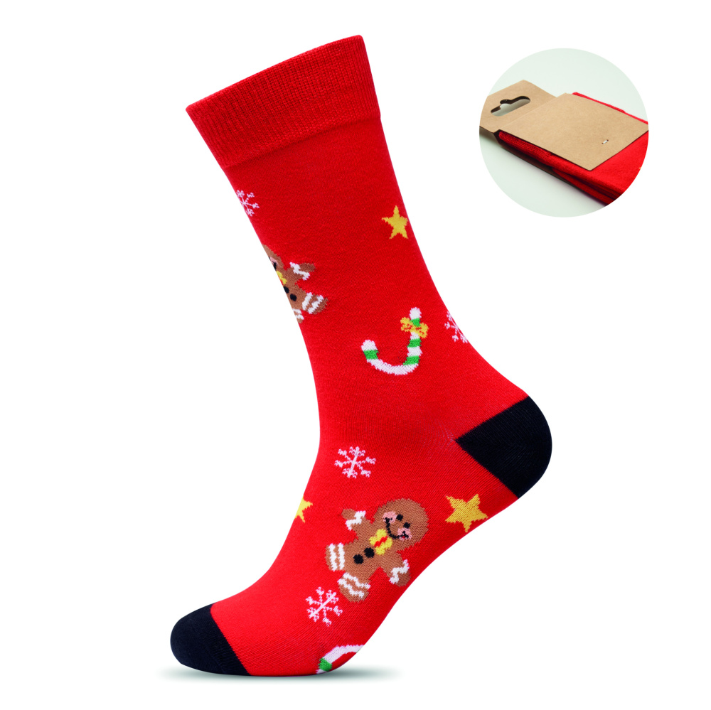 Логотрейд pекламные продукты картинка: Pair of Christmas socks L