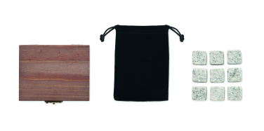 Логотрейд pекламные cувениры картинка: 9 stone ice cube set in box