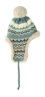 Логотрейд pекламные продукты картинка: Knitted beanie with ear flap