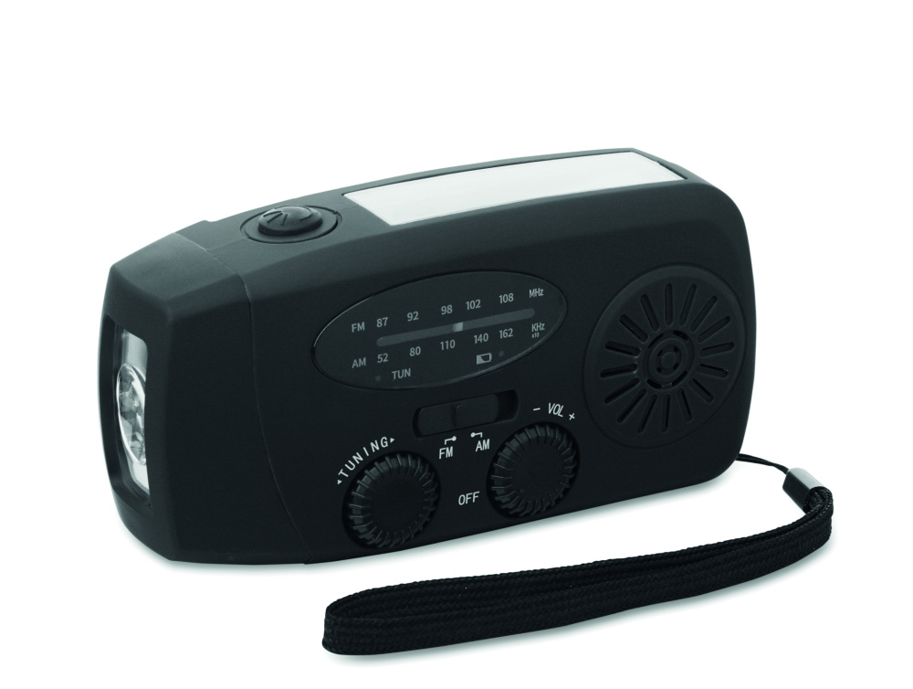 Логотрейд pекламные подарки картинка: Portable radio with LED torch