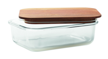 Логотрейд pекламные cувениры картинка: Glass lunch box 800ml