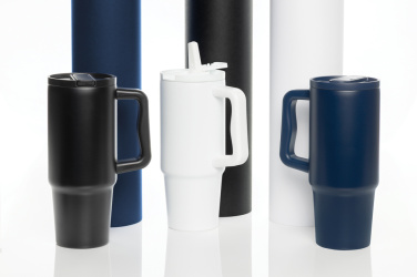 Лого трейд бизнес-подарки фото: Стакан Embrace Leakproof RCS из переработанной нержавеющей стали объемом 900 мл