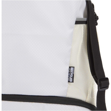 Лого трейд pекламные cувениры фото: Nomad спортивная сумка из переработанного материала GRS с завязками и нижним отделением на 18 л