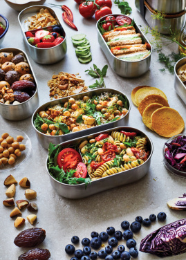 Лого трейд pекламные продукты фото: Двойной контейнер для бенто из нержавеющей стали Black+Blum