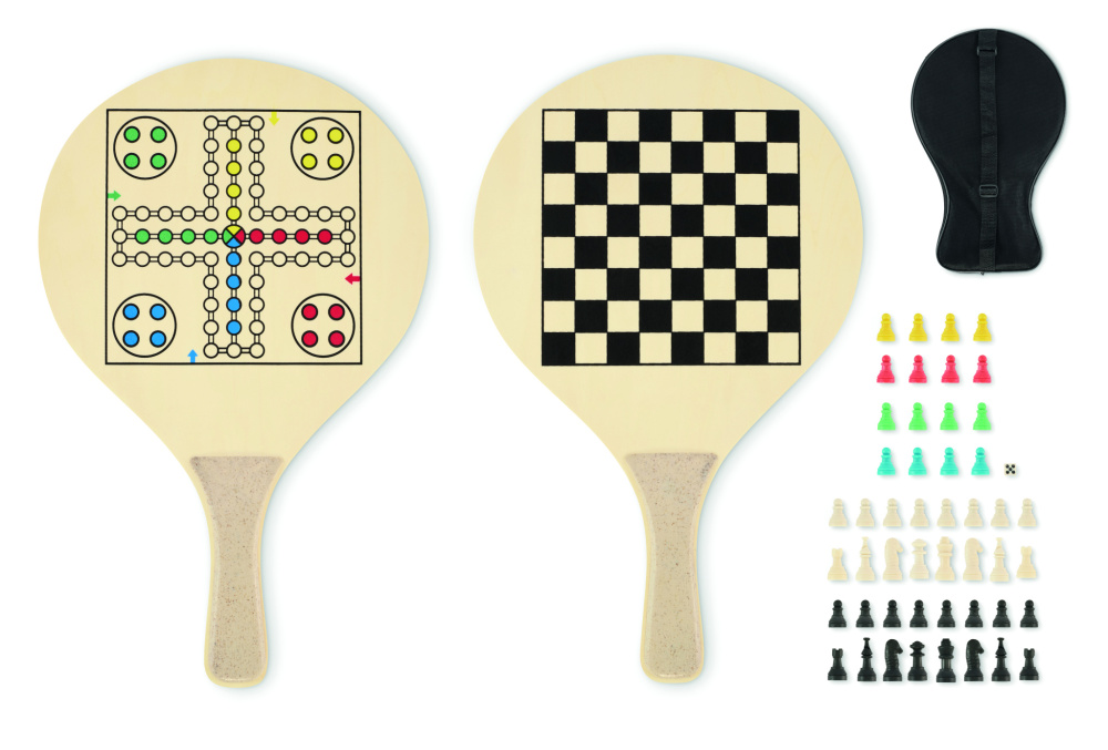 Лого трейд бизнес-подарки фото: Beach racket set